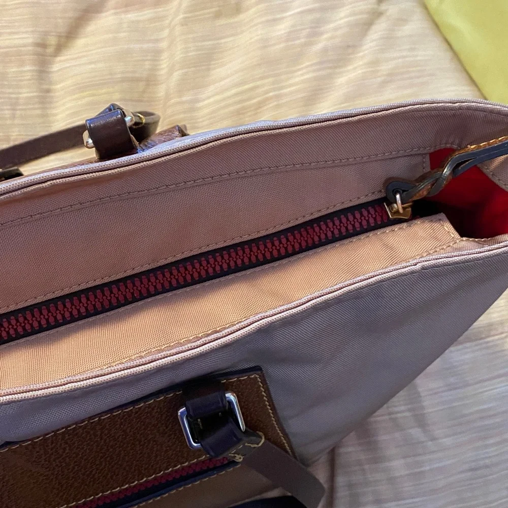 Dooney and Bourke nylon and leather large tote